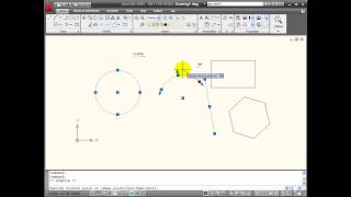 AutoCAD Tutorials  Using GRIP Selection [upl. by Fredia]