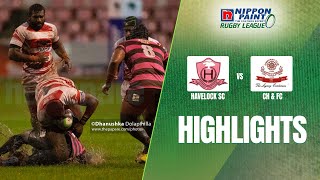 Highlights  CH amp FC vs Havelock SC  Nippon Paint Club Rugby 202324 [upl. by Arlee534]