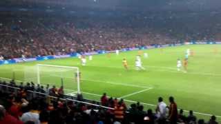 CL GalatasarayReal Madrid Drogba Legend goal Tribün Çekimi Stadium Live [upl. by Aeneas]