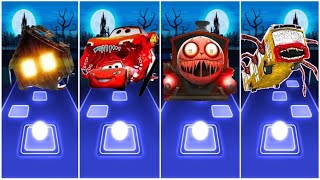 Mcqueen Eater 🌟 Yellow Mcqueen Eater 🌟 Choo Choo Charles 🌟 Taxi Eater ☄️ Tiles Hop EDM Rush [upl. by Nowad696]