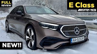 2024 MERCEDES E Class AMG Sedan NEW SNOW TEST DRIVE Full InDepth Review 4MATIC [upl. by Llevert578]