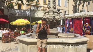 Carpentras Market is in France Day 5 [upl. by Akinad]