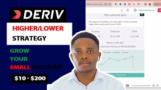 Higher lower deriv volatility 10 index Binary options trading winning strategies [upl. by Cooperman982]