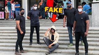 Fake celebrity with bodyguards prank [upl. by Hallimaj]