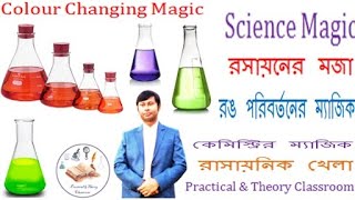 Fun with science  Colour changing magic PracticalTheoryClassroom viralvideo [upl. by Rodrich]