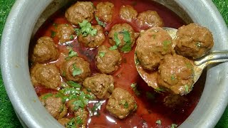 Shandar Kofte ka Salan Recipe👈😋 इतना मज़ेदार ये कोफ्ते का सालन बनेगा जो भी खाएगा बस तारीफे करेगा 🌺 [upl. by Hunley]