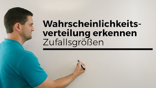 Wahrscheinlichkeitsverteilung erkennen Stochastik Zufallsgrößen Statistik  Mathe by Daniel Jung [upl. by Suzann176]