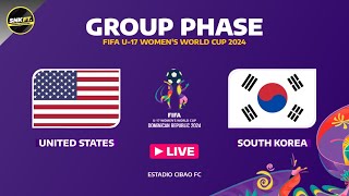 🟡 USA vs SOUTH KOREA  FIFA U17 WOMENS WORLD CUP 2024 FIXTURES TODAY Preview amp Predictions [upl. by Sajet]