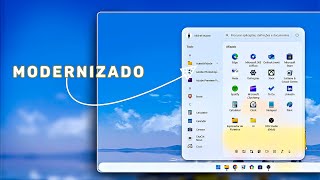 Como MODERNIZAR o Menu Iniciar no Windows 11 [upl. by Lleznov680]