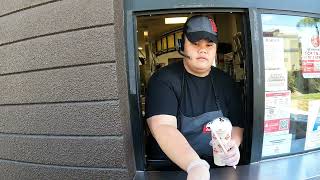 Arbys Drive Thru Jamocha Shake 320 W Mission Ave Escondido California 26 May 2024 GFH10017 [upl. by Annauj]