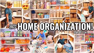 HOME ORGANIZATION IDEAS😍 ORGANIZE WITH ME  DECLUTTERING AND ORGANIZING MOTIVATION 2022 [upl. by Ahsinert]