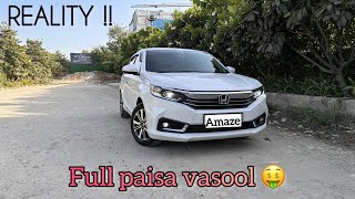 Honda Amaze VX MT 12 Petrol  Best car under ₹10 lakh 🤑❤️  Aksh Singhal [upl. by Keelia]