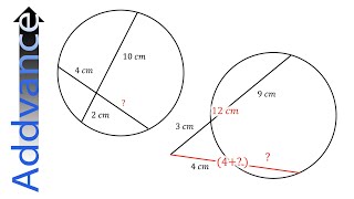 Circle Theorems Intersecting Chords  IGCSE Maths  Addvance Maths 😊➕ [upl. by Ytirahc384]