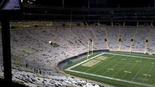 Lambeau Field Box Seats and View [upl. by Nesyaj]