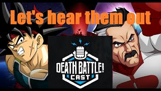 Omniman VS Bardock Death Battle Cast React  Lets hear them out [upl. by Andrus605]