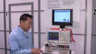 OFC 2013 Finisar Parallel 25Gbps Board Mounted Optical Assembly BOA Demonstration [upl. by Teage]