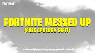 Fortnite Says Sorry [upl. by Evangeline]