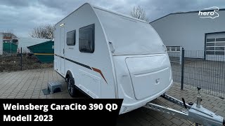 Weinsberg CaraCito 390 QD Modell 2023 [upl. by Aihtnis]