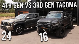 Tacomas  Owner Compares His 3rd Gen and 4th Gen 2016 Comparison vs 2024 Toyota Tacoma Review [upl. by Ahseyk]