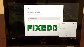 FIXED Chromebook WiFi Turned off  disabled [upl. by Macegan631]