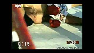 18yrold Manny Pacquiao 1 round KO vs Singwangcha [upl. by Verras]