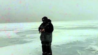 Leech Lake Ice Fishing Meets Ice Road Truckers [upl. by Nnitsuj]