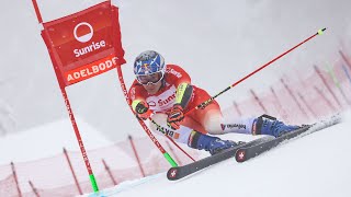 AUDI FIS Ski World Cup  Mens giant slalom  Adelboden SUI 1st run Jan 6 2024 [upl. by Hayn]