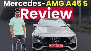 MercedesAMG A45 S 4Matic Review  देश की सबसे तेज और महंगी Hatchback [upl. by Aryamoy]