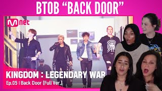 Friends First Time Reaction to BTOB  Back Door  Kingdom Legendary Wars [upl. by Eenet951]