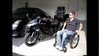 Motorcycle Modified for a Paraplegic [upl. by Htedirem]