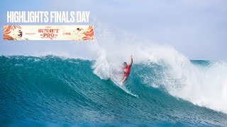 Highlights from Finals Day of The Hawaiian Islands Sunset Pro [upl. by Asseniv]