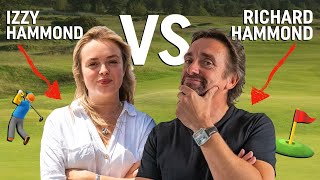 Richard Hammond challenges his daughter to a golf match [upl. by Kcirde174]