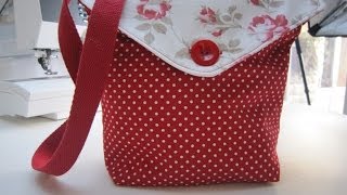 Reversible messenger bag tutorial by Debbie Shore [upl. by Wolk442]