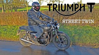 Triumph Street Twin Review The most popular Modern Classic 900cc Bonneville Motorcycle  Tested [upl. by Shadow]