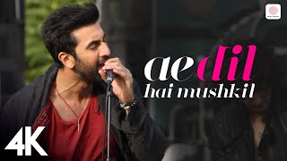 Ae Dil Hai Mushkil  Title Track  4k Music Video  Ranbir  Anushka  Aishwarya  Arijit  Pritam [upl. by Dode295]