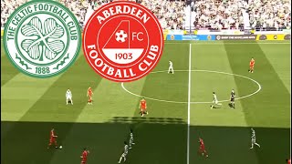 Celtic vs Aberdeen 22 Highlights  Scottish Premiership 20242025 [upl. by Aldarcy]