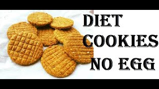 Healthy Cookies for Weight Loss No Oven RecipeOats Cookies Without Baking Powder  Skinny Recipes [upl. by Earissed]