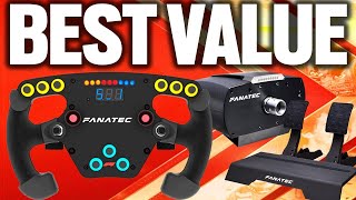 Best VALUE For MONEY Sim Racing WHEEL  Fanatec CSL Elite F1 Bundle [upl. by Yroj415]