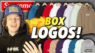 How To Cop Supreme Box Logo Resell Buying Methods Best Colors [upl. by Leanor]