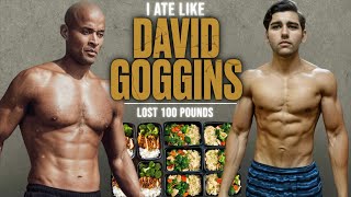 I Tried David Goggins 100 Pound Weight Loss Diet [upl. by Lello25]