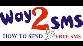 How ToCreate Account and Send Free SMS From Way2smscom [upl. by Eicats]