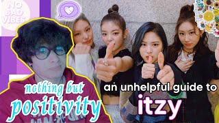 Itzy react an unhelpful guide to itzy  Kpopper in love 💘🌸 [upl. by Aicilat504]