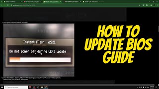 How To Update Your BIOS Any Motherboard  Guide [upl. by Zeuqcaj]