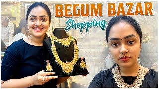 Vlog Begum Bazar లో Jewellery Shopping  Collection చూస్తే Wow అంటారు 😱 Heavenly Homemade [upl. by Nevanod491]