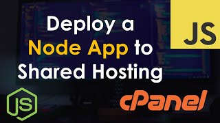 Deploy a Nodejs App on Shared Hosting via cPanel  Tutorial [upl. by Einoj644]