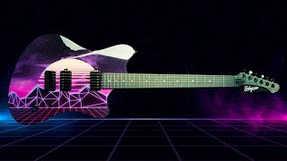 Epic Synthwave Backing Track In E minor [upl. by Odrahcir]