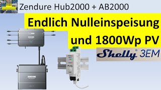 Zendure Hub2000 AB 2000 alle Details alle Funktionen Zendure SolarFlow Hub2000 AB2000 [upl. by Ayahsal]