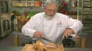 Mastering Knife Skills  Carving a Chicken [upl. by Eilagam]