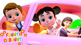 Car Songs  Funny Bunny  Kids Songs amp Nursery Rhymes Compilation [upl. by Oine]