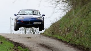 Rallye MX5  Miata Big Jump  Rallyesprint Oberderdingen 2014 [upl. by Helen75]